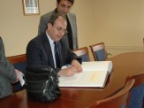 Wizyta Pana Prof. Dr. Adnan G&ouml;r&uuml;r, Rektora Uniwersytetu Nigde (Turcja) w PPWSZ  5.04.2011 r.