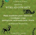 Wykład otwarty: Błędy popełniane przez właścicieli i wynikające z tego patologiczne zachowania ps&oacute;w i kot&oacute;w