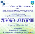 SPOTKANIE DOT. EDUKACJI PROZDROWOTNEJ "ZDROWO i AKTYWNIE"