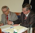 09.05.2014 - Podpisanie porozumienia między PPWSZ i Miastem Nowy Targ 