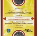Medal dla Anieli Magdaleny Krupczyńskiej