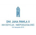 6-7.11.18 r. XIII edycję Dni Jana Pawła II