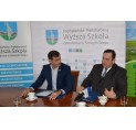 06.03.18 r. Podpisanie porozumienia o wsp&oacute;łpracy pomiędzy PPWSZ w Nowym Targu a Zespołem Szk&oacute;ł Centrum Kształcenia Rolniczego im. Augustyna Suskiego w Nowym Targu
