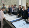 Przekazanie prac projektowych wykonanych przez student&oacute;w kierunku architektura dla Zespołu Elektrowni Wodnych Niedzica  S.A. lipiec 2019