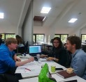 Studenci architektury na  międzynarodowych warsztatach w Krakowie - wrzesień 2019