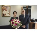 Dr Anna Budzanowska, podsekretarz stanu w MNiSW odwiedziła Podhalańską Uczelnię